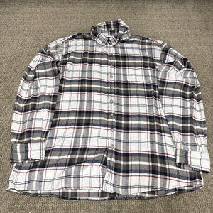 Mountain Ridge Flannel Shirt Multicolored Plaid Long Sleeve Men’s Size 2XL